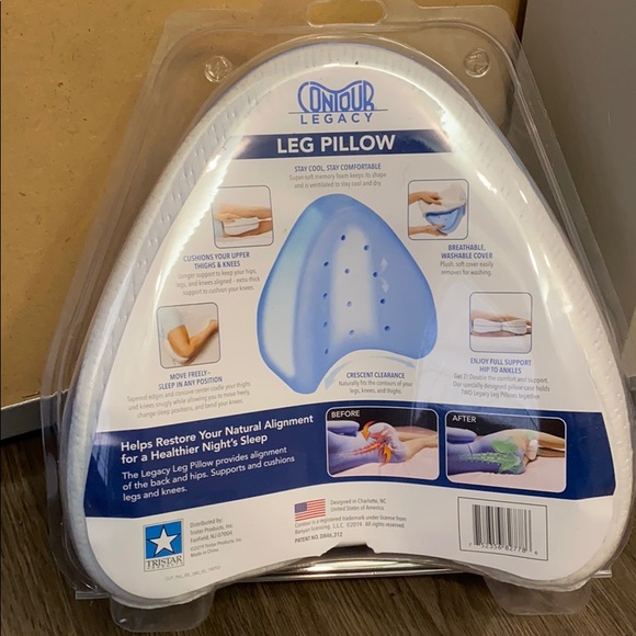 ✅ NWT Brand New Sealed Contour Legacy Knee Support Comfort Sleeping Pillow - Picture 2 of 5